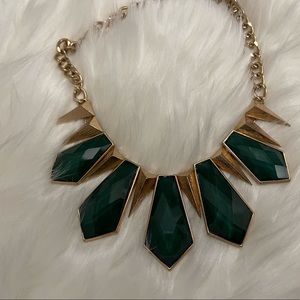 Green Statement Necklace